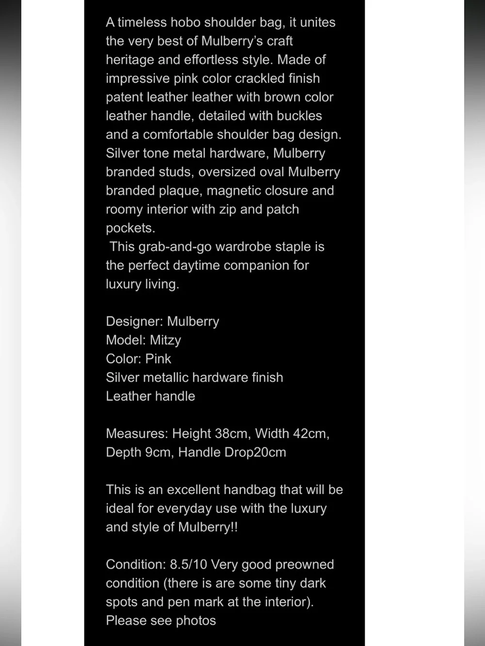 Mulberry soft slouch